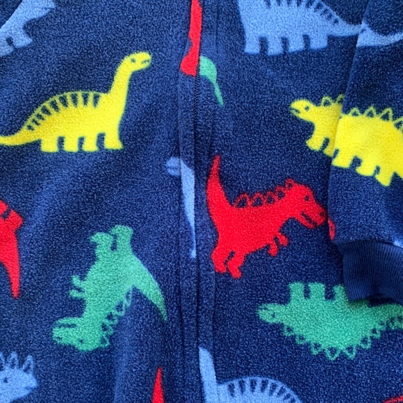 Absorba 2 Bundle Set Fleece Footed Onesie PJ 6M - Picture 4 of 7